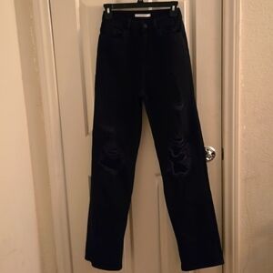 PacSun Women's "90's Boyfriend" Jeans. Size 25. Color Black.